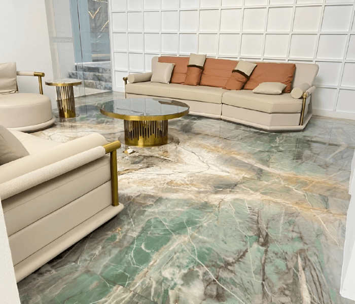 Beautifully finished custom stone project