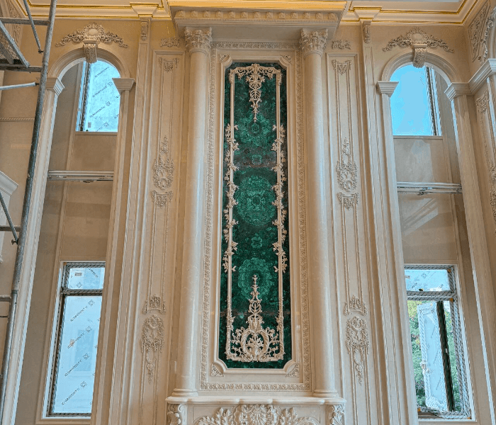 Beautifully finished custom stone project