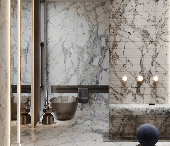 Beautifully finished custom stone project