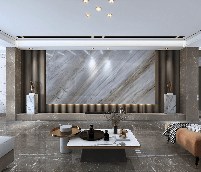 Beautifully finished custom stone project