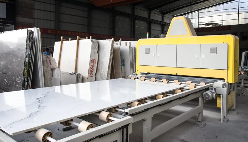 Venaform scanning stone slabs before cutting