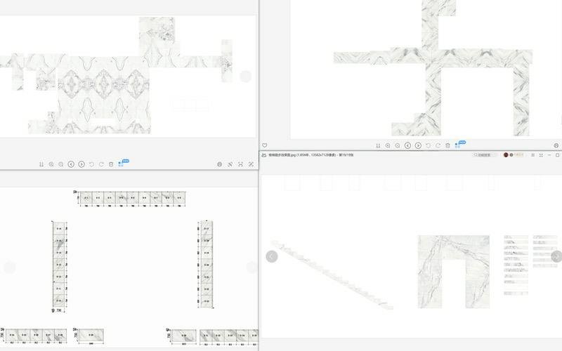 Multiple stone layout options for customers